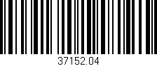 Código de barras (EAN, GTIN, SKU, ISBN): '37152.04'