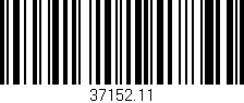 Código de barras (EAN, GTIN, SKU, ISBN): '37152.11'
