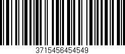 Código de barras (EAN, GTIN, SKU, ISBN): '3715456454549'