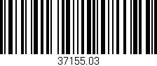 Código de barras (EAN, GTIN, SKU, ISBN): '37155.03'