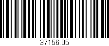 Código de barras (EAN, GTIN, SKU, ISBN): '37156.05'