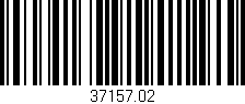 Código de barras (EAN, GTIN, SKU, ISBN): '37157.02'