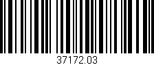 Código de barras (EAN, GTIN, SKU, ISBN): '37172.03'
