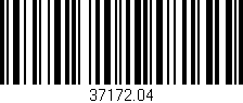Código de barras (EAN, GTIN, SKU, ISBN): '37172.04'