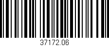 Código de barras (EAN, GTIN, SKU, ISBN): '37172.06'