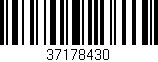Código de barras (EAN, GTIN, SKU, ISBN): '37178430'