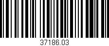 Código de barras (EAN, GTIN, SKU, ISBN): '37186.03'