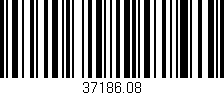 Código de barras (EAN, GTIN, SKU, ISBN): '37186.08'