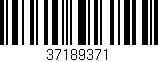Código de barras (EAN, GTIN, SKU, ISBN): '37189371'