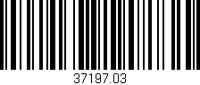 Código de barras (EAN, GTIN, SKU, ISBN): '37197.03'