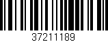 Código de barras (EAN, GTIN, SKU, ISBN): '37211189'