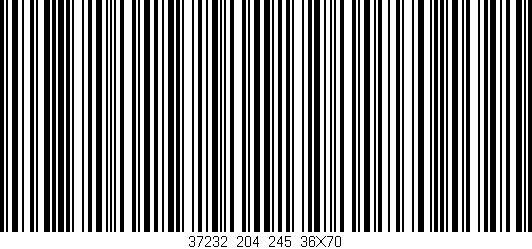 Código de barras (EAN, GTIN, SKU, ISBN): '37232_204_245_36X70'