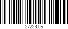 Código de barras (EAN, GTIN, SKU, ISBN): '37236.05'
