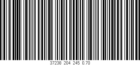 Código de barras (EAN, GTIN, SKU, ISBN): '37238_204_245_0.70'