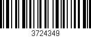 Código de barras (EAN, GTIN, SKU, ISBN): '3724349'