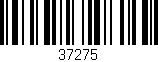 Código de barras (EAN, GTIN, SKU, ISBN): '37275'