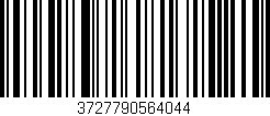 Código de barras (EAN, GTIN, SKU, ISBN): '3727790564044'