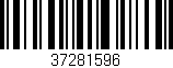 Código de barras (EAN, GTIN, SKU, ISBN): '37281596'