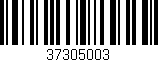 Código de barras (EAN, GTIN, SKU, ISBN): '37305003'