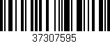 Código de barras (EAN, GTIN, SKU, ISBN): '37307595'