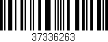 Código de barras (EAN, GTIN, SKU, ISBN): '37336263'