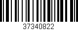 Código de barras (EAN, GTIN, SKU, ISBN): '37340822'