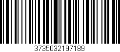 Código de barras (EAN, GTIN, SKU, ISBN): '3735032197189'
