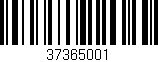 Código de barras (EAN, GTIN, SKU, ISBN): '37365001'