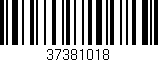 Código de barras (EAN, GTIN, SKU, ISBN): '37381018'