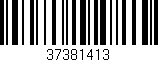 Código de barras (EAN, GTIN, SKU, ISBN): '37381413'