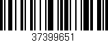 Código de barras (EAN, GTIN, SKU, ISBN): '37399651'