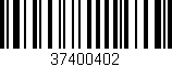 Código de barras (EAN, GTIN, SKU, ISBN): '37400402'