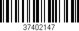 Código de barras (EAN, GTIN, SKU, ISBN): '37402147'