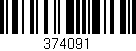 Código de barras (EAN, GTIN, SKU, ISBN): '374091'