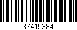 Código de barras (EAN, GTIN, SKU, ISBN): '37415384'