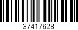 Código de barras (EAN, GTIN, SKU, ISBN): '37417628'