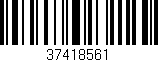 Código de barras (EAN, GTIN, SKU, ISBN): '37418561'