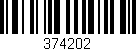 Código de barras (EAN, GTIN, SKU, ISBN): '374202'