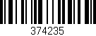 Código de barras (EAN, GTIN, SKU, ISBN): '374235'