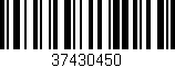 Código de barras (EAN, GTIN, SKU, ISBN): '37430450'