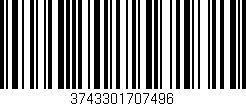 Código de barras (EAN, GTIN, SKU, ISBN): '3743301707496'