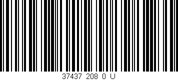 Código de barras (EAN, GTIN, SKU, ISBN): '37437_208_0_U'