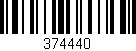 Código de barras (EAN, GTIN, SKU, ISBN): '374440'