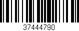 Código de barras (EAN, GTIN, SKU, ISBN): '37444790'
