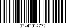 Código de barras (EAN, GTIN, SKU, ISBN): '37447014772'