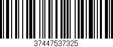 Código de barras (EAN, GTIN, SKU, ISBN): '37447537325'