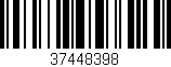 Código de barras (EAN, GTIN, SKU, ISBN): '37448398'