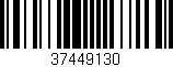 Código de barras (EAN, GTIN, SKU, ISBN): '37449130'