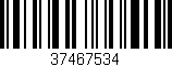 Código de barras (EAN, GTIN, SKU, ISBN): '37467534'