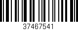 Código de barras (EAN, GTIN, SKU, ISBN): '37467541'